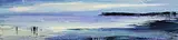 Paula McKinney, Coastal Stroll, oil on board