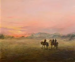 June Brilly, At Sunrise, oil on canvas