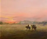 June Brilly, At Sunrise, oil on canvas