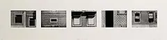 Sean Scully, Lisbon Facades, 1998, silver gelatin print - artist's proof number 6 from 10 aside from a numbered edition of 25