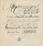 Saul Steinberg, False Documents, lithograph in colours - number 117 from an edition of 150