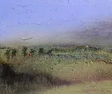 Colin Flack, Summer Haze, oil on board