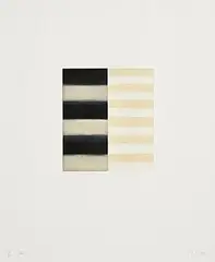 Sean Scully, Seven Mirrors #2, etching/aquatint in colours on wove paper - HC aside from a numbered edition of 40 - printed by Burnet Editions, New York