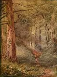 Grounds of Moydrum Castle, Athlone by William Percy French, watercolour on paper, sold Feb 2026