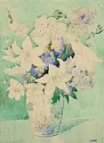 Letitia Marion Hamilton, White Lilies, watercolour on paper