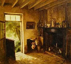 Mark O'Neill, Interior in the Slieve Blooms, 1997, oil on board