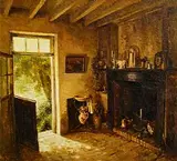 Mark O'Neill, Interior in the Slieve Blooms, 1997, oil on board
