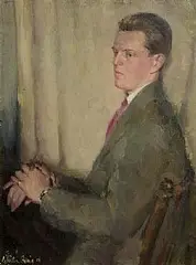 Henry Robertson Craig, Portrait of Patrick Hennessy, 1953, oil on canvas