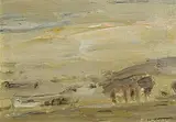 Basil Blackshaw, Tardree Valley, Antrim, oil on board