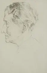 Countess Markievicz, Portrait of a Lady, charcoal on paper