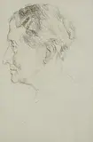 Countess Markievicz, Portrait of a Lady, charcoal on paper