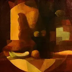 Martin Mooney, Still Life, 1987, oil on canvas