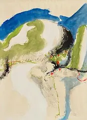 Vine Series by William Crozier, 1963, gouache and watercolour on paper, sold Feb 2026