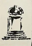 Louis le Brocquy, Dubliners - College of Surgeons, limited edition lithograph - number 4 from an edition of 35