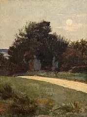Sarah Cecilia Harrison, Moonlight, oil on canvas
