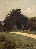 Sarah Cecilia Harrison, Moonlight, oil on canvas