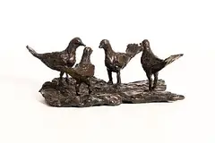 John Behan, Doves, 2002, bronze