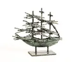 John Behan, Mayo Famine Ship, 2025, unique bronze