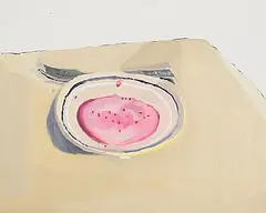 Mollie Douhit, Bloody Beginnings, 2019, oil on board