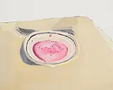Mollie Douhit, Bloody Beginnings, 2019, oil on board