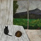 Jane O'Malley, Oscar and Gozo, 1996-2005, oil on board