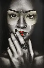 Fin DAC, Haiconca - Pearl Lustre, 2023, 8 colour screenprint on 410gsm Somerset paper - number 6 from an edition of 8