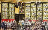 John Short, Bewley's Café, Dublin, 2004, watercolour on paper