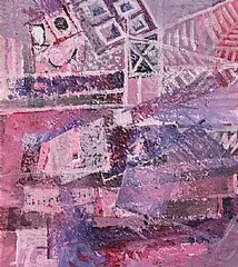 Nevill Johnson, Seated Figure, acrylic on board