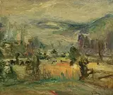 Ronald Ossory Dunlop, Sussex Downs, Autumn, 1951, oil on canvas