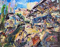 Brian MacMahon, Gare du Sud, Nice, 2023, oil on canvas