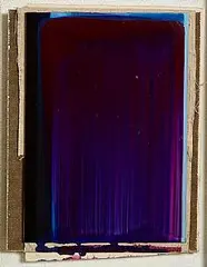 Ciarán Lennon, Blue Painting, acrylic on canvas laid on board