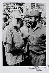 Alberto Korda, Fidel Castro and Ernest Hemingway, Havana, silver gelatin print