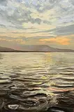 Mark Eldred, Sunrise, Valentia Island, oil on board