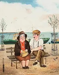 John Schwatschke, A Sensation, 2003, oil on canvas