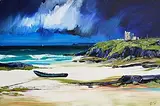 J.P. Rooney, Doagh Castle, North Donegal, oil on canvas