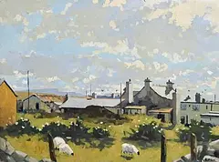 Alex McKenna, Against the Light, Dooagh, Achill, 1997, oil on board