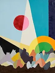 Francesco Sabatelli, Abstract Composition, oil on canvas