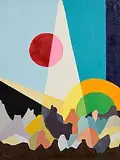 Francesco Sabatelli, Abstract Composition, oil on canvas