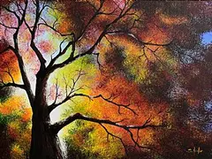 Simone Puorger, Mesmerizing, acrylic on canvas