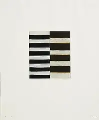 Sean Scully, Seven Mirrors #4, 1997, etching/aquatint in colours on wove paper - HC aside from a numbered edition of 40 - printed by Burnet Editions, New York