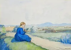 Jack Butler Yeats, The Little Book, 1906, watercolour on paper