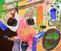 Elizabeth Cope, The Potting Shed (2006/07), oil on canvas
