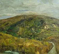 Nick Miller, To Arigna Valley, 1999, oil on canvas