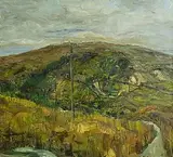 Nick Miller, To Arigna Valley, 1999, oil on canvas