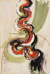 Vine Enclosure Series by William Crozier, 1963, gouache and watercolour on paper, sold Jan 2026