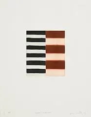 Seven Mirrors #7 by Sean Scully, 1997, etching/aquatint in colours on wove paper - HC aside from a numbered edition of 40 - printed by Burnet Editions, New Yor, sold Jan 2026