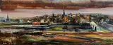 Kenneth Webb, Wexford Town, oil on canvas