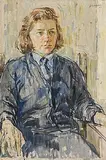 Basil Blackshaw, Portrait of Stella, 1961, oil on canvas