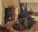 Robert Taylor Carson, The Lobster Man, oil on canvas