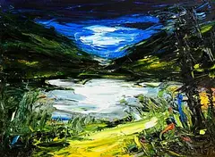 Michael Flaherty, Glenntanhassig, oil on board